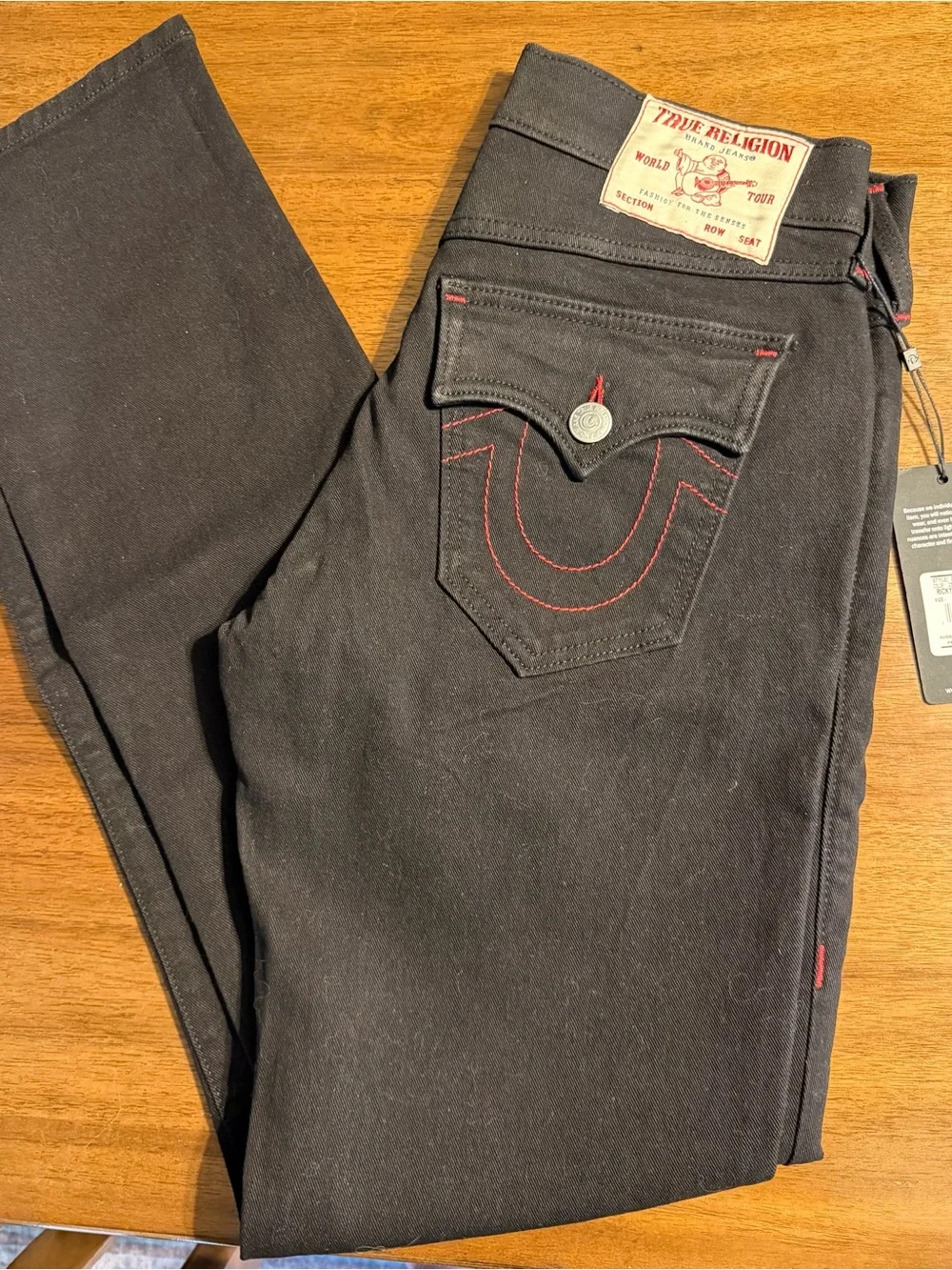 black true religion jeans